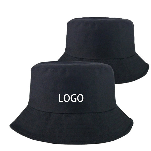 Travel Flat Top Bucket &Cotton Sun Cap Fisherman Hat