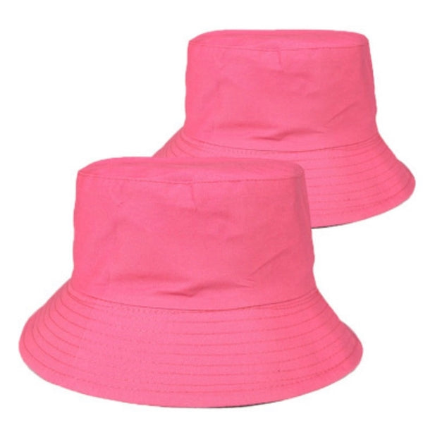Travel Flat Top Bucket &Cotton Sun Cap Fisherman Hat