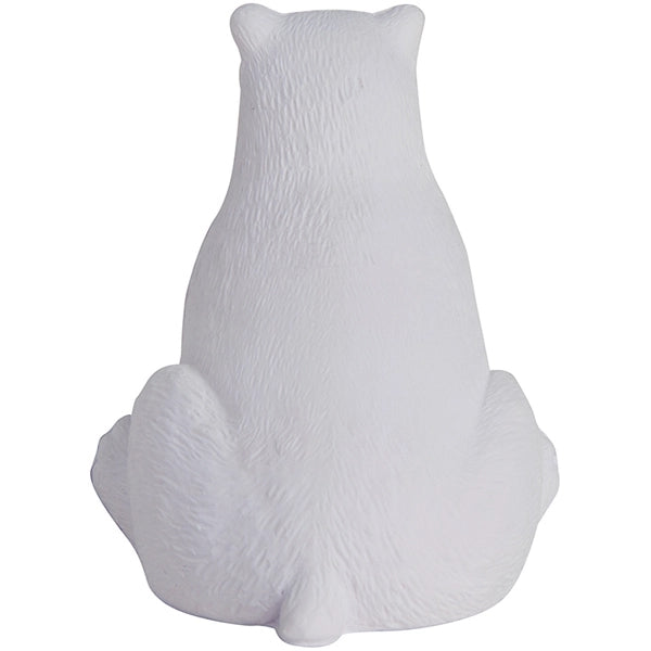 Polar Bear (Sitting) Shaped Stress Reliever