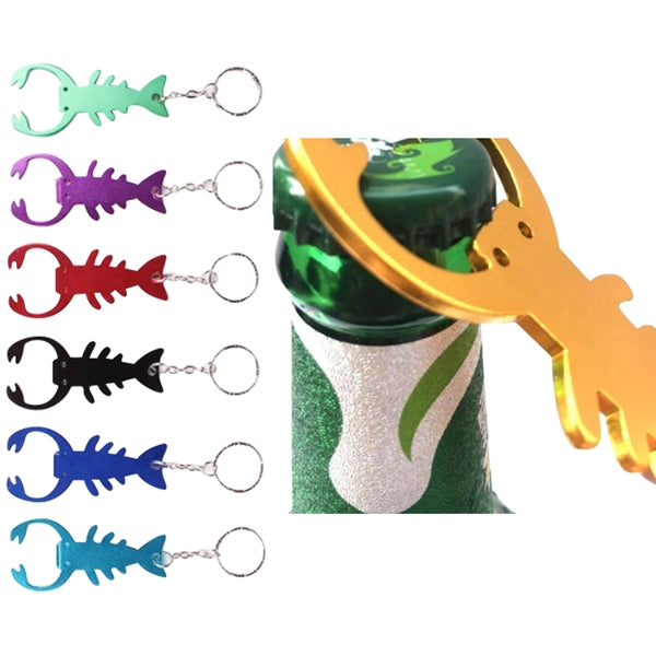 Bottle Opener Lobster Keychain