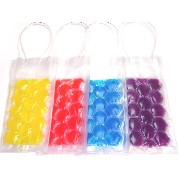 Chiller wine bag,PVC Wine Cooler Bags 2 sided