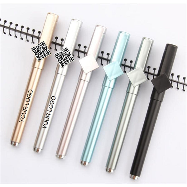QR Code ABS Black Gel Pen