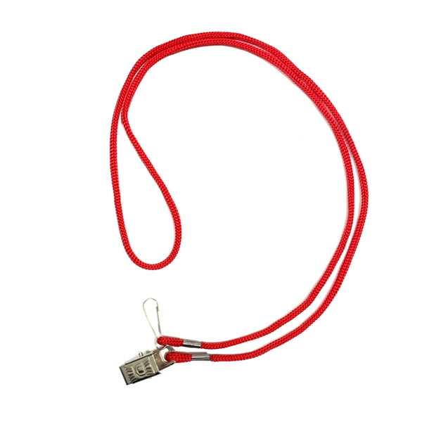 40" Lanyard with J Hook Spring Clip and Bull Dog-Clip