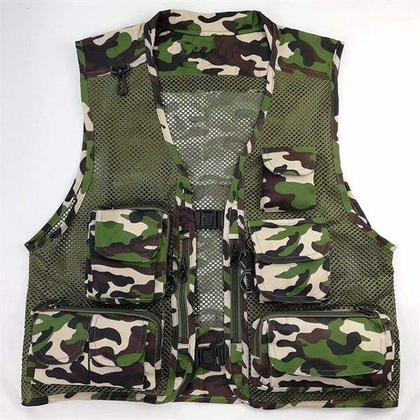 Lightweight Multi Pocket Vest XXXL Plus Size