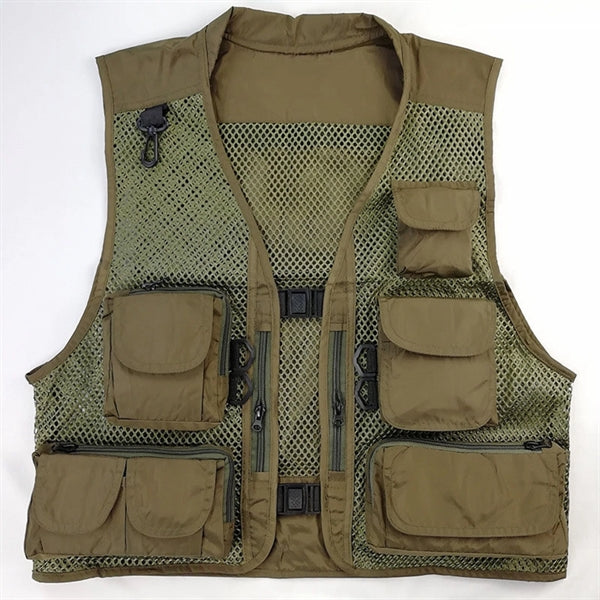 Lightweight Multi Pocket Vest XXXL Plus Size