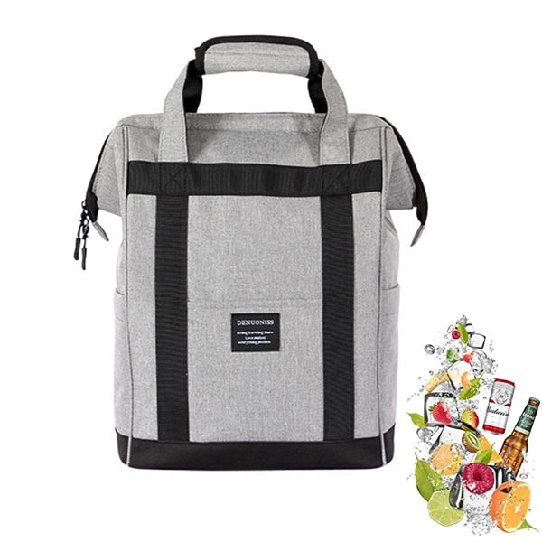 Large Capacity Insulated Cooler Lunch Bag Picnic Backpack