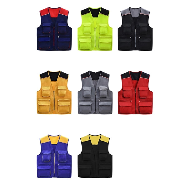 Multi-pockets Work Vest