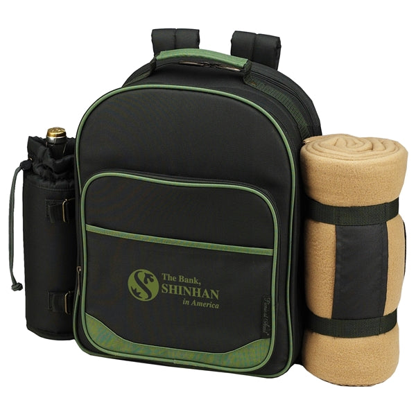 Forest Picnic Backpack for 4 with Blanket
