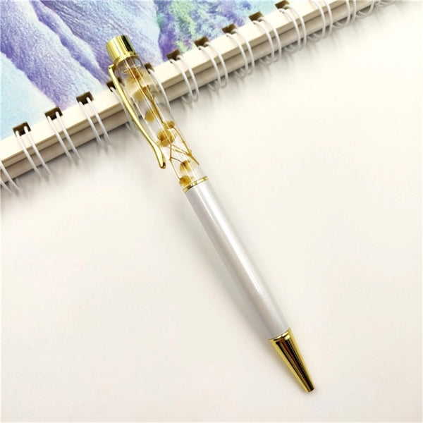 Dried Flower Metal Ballpoint Pen