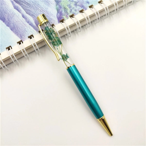 Dried Flower Metal Ballpoint Pen