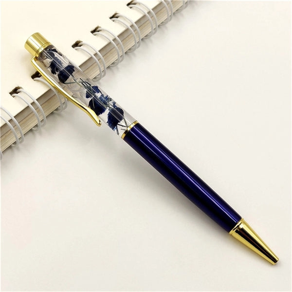 Dried Flower Metal Ballpoint Pen