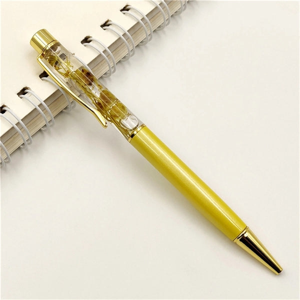 Dried Flower Metal Ballpoint Pen