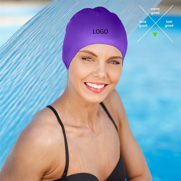 Waterproof Silicone Swim Cap