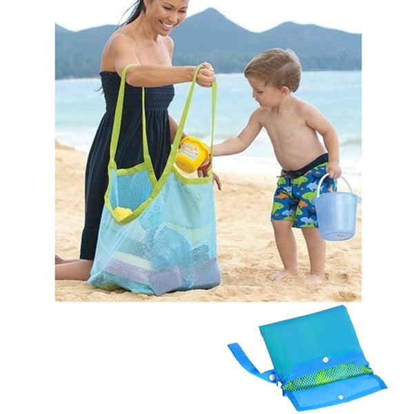 Folding Mesh Beach Toy Storage Bag