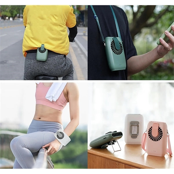 Mini Fan with Power Bank