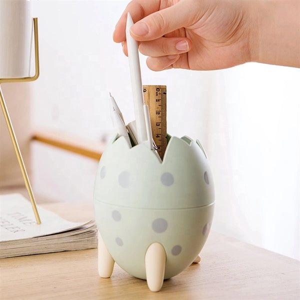Creative Cartoon Dinosaur Egg Pen Holder