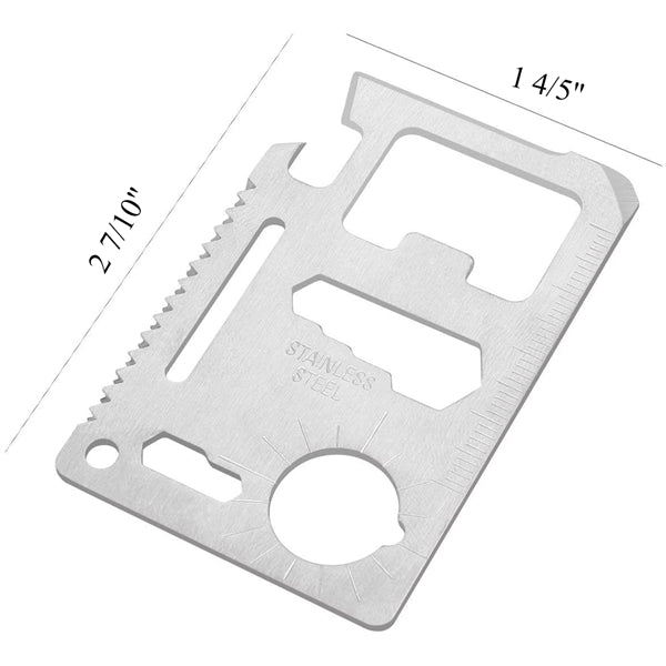 11-in-1 multi-function survival tool