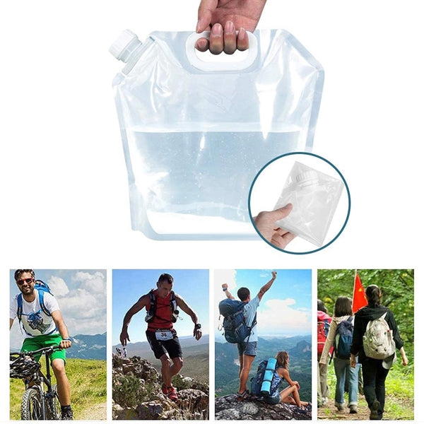 10 L Plastic Collapsible Emergency Water Jug Container Bag