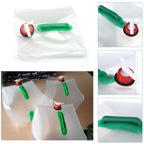 5 Gallon Portable Collapsible Water Container with Spigot