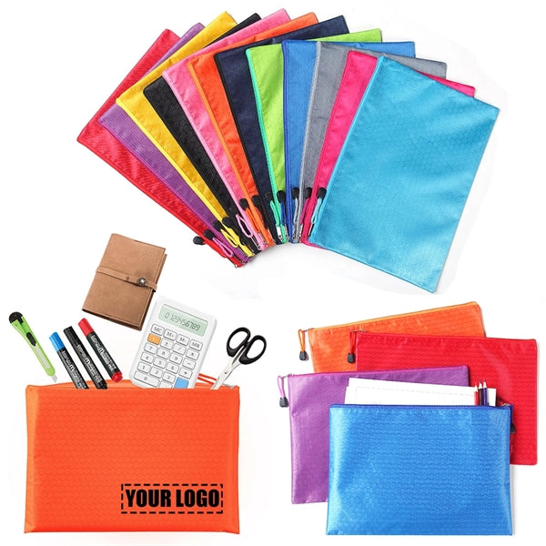 A4 Waterproof Zipper File Bags Organizer Pouch