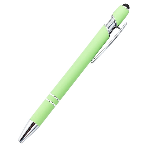 Soft Touch Rubberized Incline Aluminum Stylus Pen