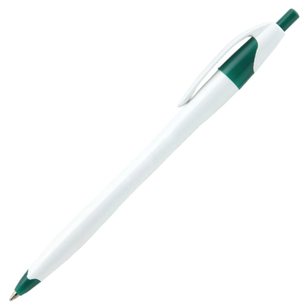 Glittering Stratus White ballpoint plastic pen