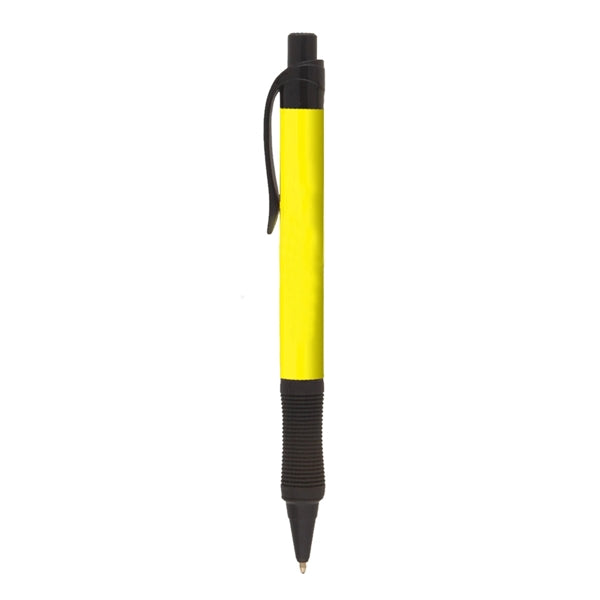 Click-Action Custom Prolux Pen with Black Grip