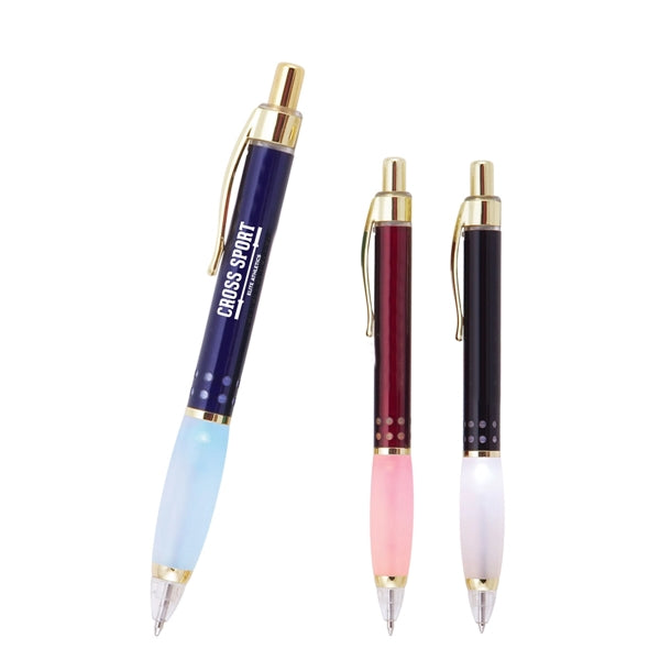 Concorde Pens with LED Indicator Silicone Grip