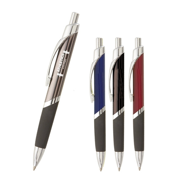 Plunger Action Custom Nautica Triangle Pen in Vibrant Colors