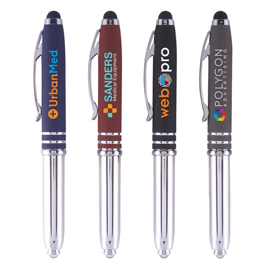 Lively comfortable pen with stylus