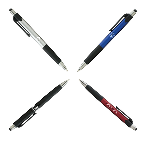 Metallic Pen with Stylus