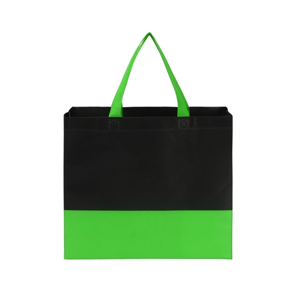 Laminated Non-Woven Tote Bag Two-Toned