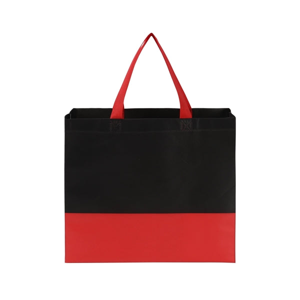 Laminated Non-Woven Tote Bag Two-Toned