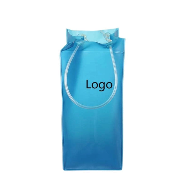 Collapsible PVC Ice Bag W/ Handles