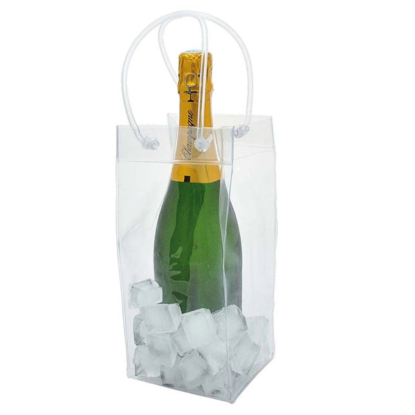 Collapsible PVC Ice Bag W/ Handles