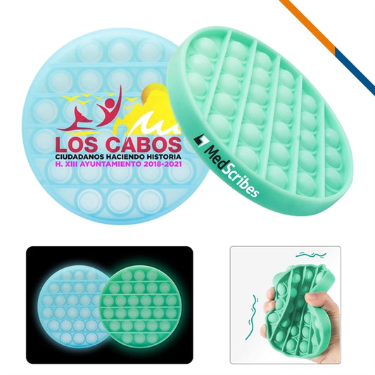 Luminous Round Push Pop Bubble