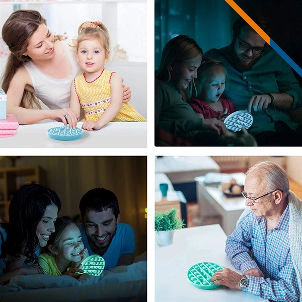 Luminous Round Push Pop Bubble