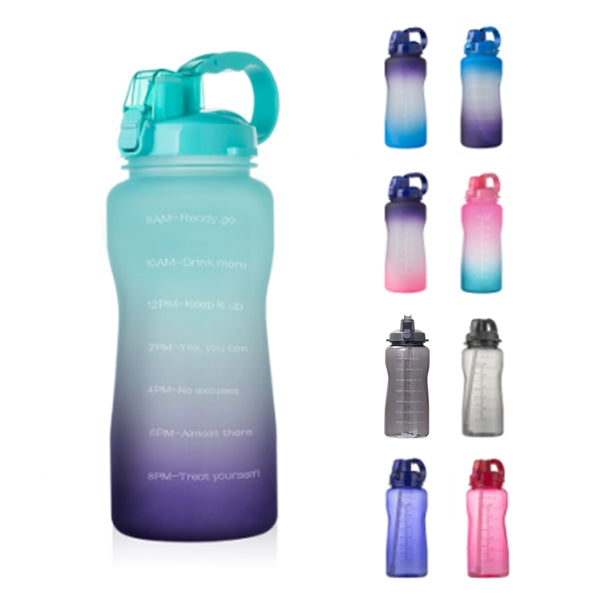64oz Motivational Water Bottle with Time Marker