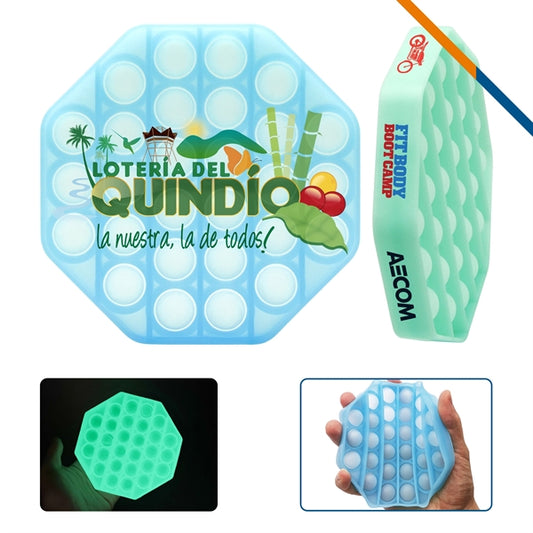 Luminous Octagon Push Pop Bubble
