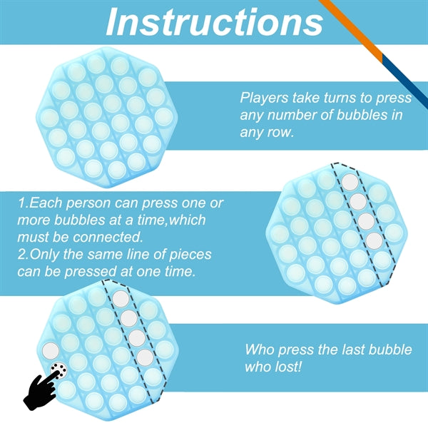 Luminous Octagon Push Pop Bubble