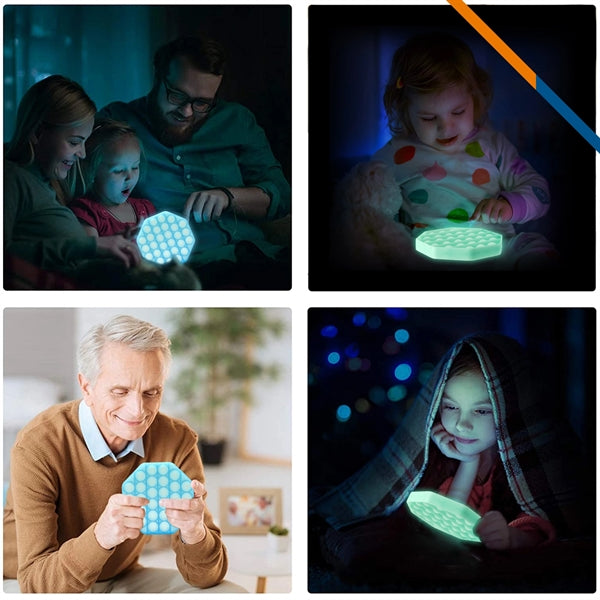 Luminous Octagon Push Pop Bubble