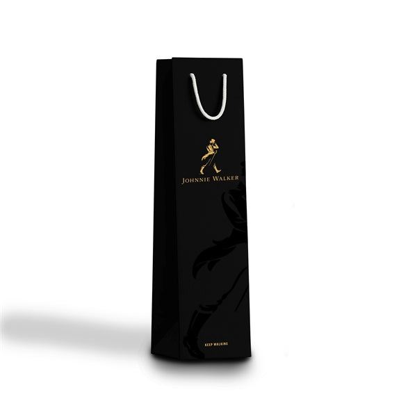 Full Color Laminated Eurotote Bottle Bag 16.5" H x 5.5" W