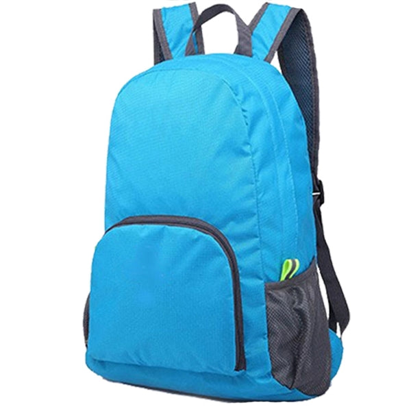 Waterproof fabric folding backpack with customized logo