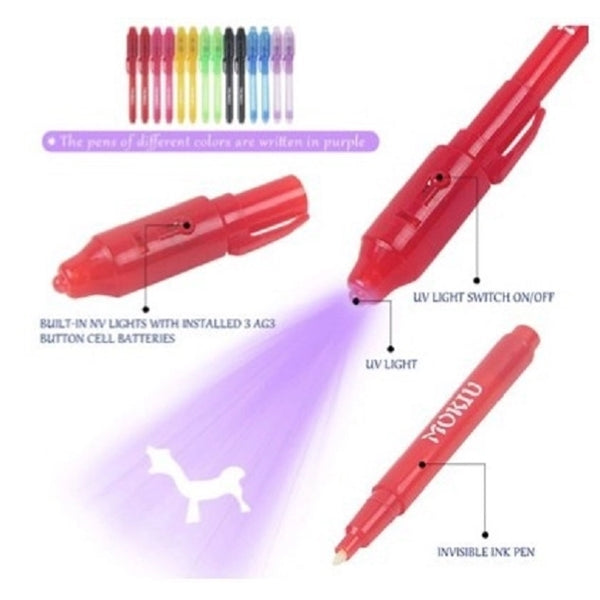 Invisible Ink Magic UV Light Pen