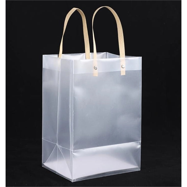 Clear Frosted Tote Bag