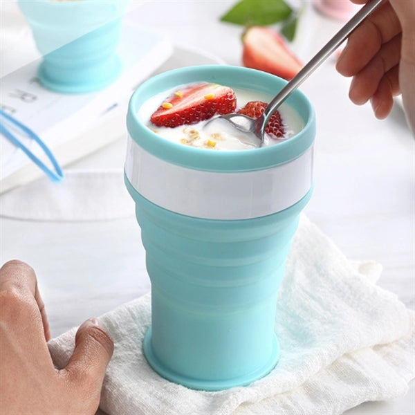 6oz Silicone Folding Water Cup