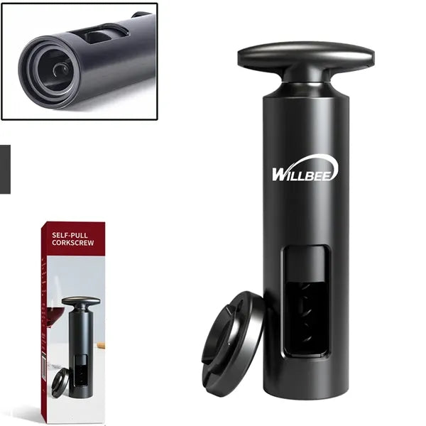 Self-Pull Wine Corkscrew