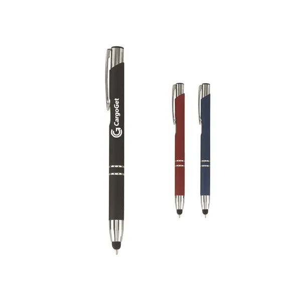 Tres-Chic Softy Stylus - Laser Engraved - Metal Pen