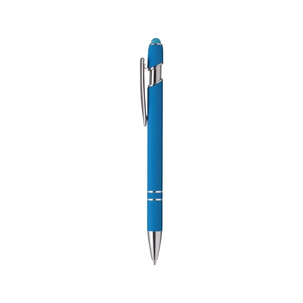 Ellipse Softy Brights w/Stylus - Laser Engraved - Metal Pen