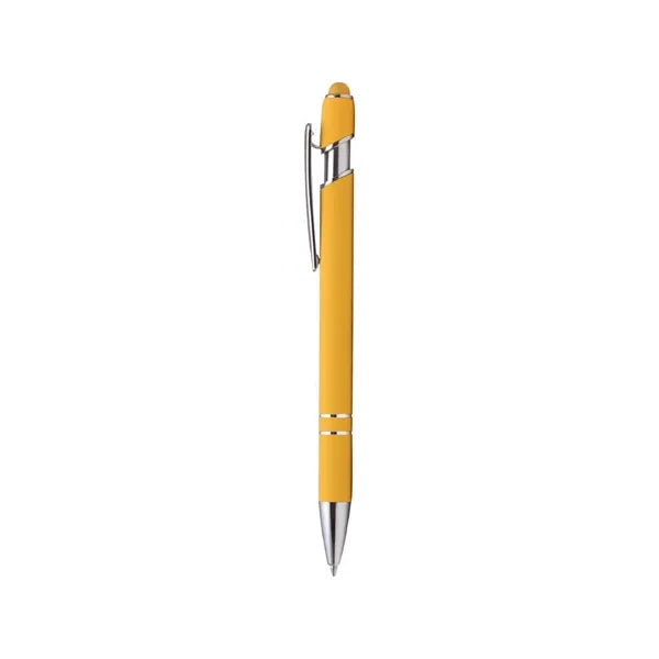 Ellipse Softy Brights w/Stylus - Laser Engraved - Metal Pen